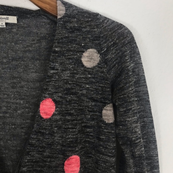 Madewell Fairweather polka dot cardigan - Picture 4 of 7